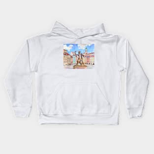 Warsaw old Town Kids Hoodie